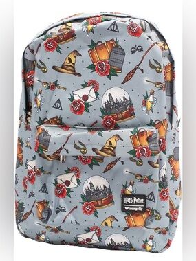Loungefly Harry Potter Relics Tattoo Backpack & Universal Studios Keychain!